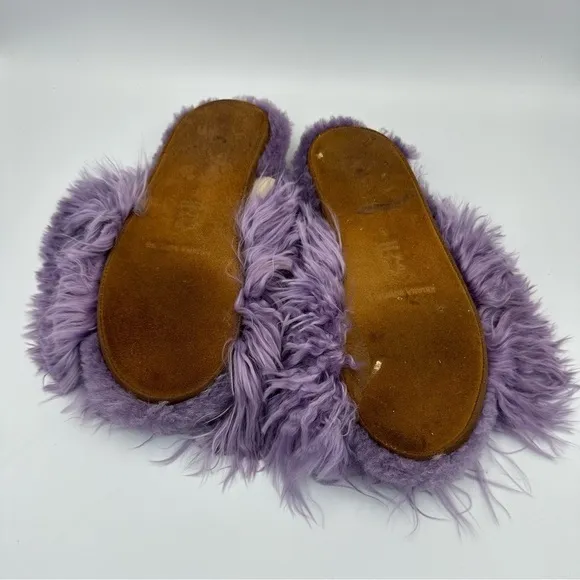 SURI ALPACA SLIPPERS in DUSTY LILAC by Ariana Bohling Size Large
