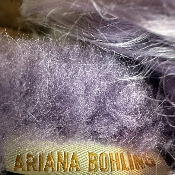SURI ALPACA SLIPPERS in DUSTY LILAC by Ariana Bohling Size Large