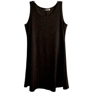 Sympli Black Tank Dress Womens Size 10 Sleeveless Stretch Minimalist Basic Layer