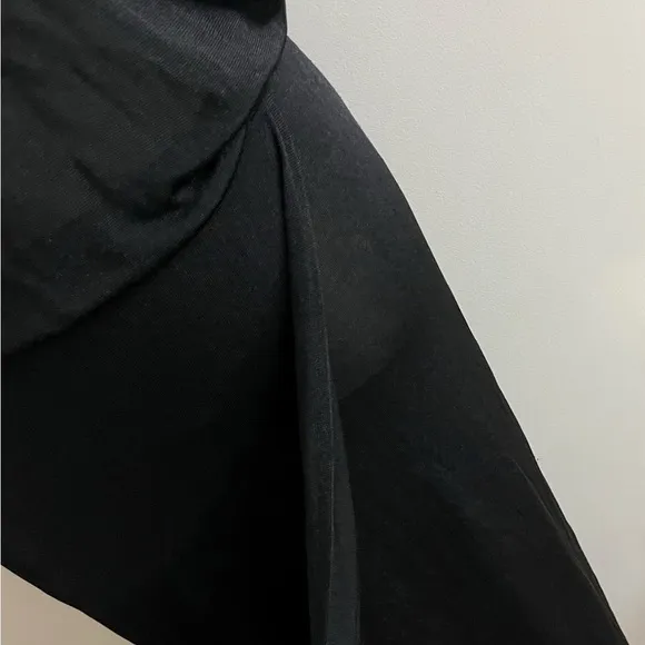 T Alexander Wang Wrap Dress Black Sheer Sleeveless Maxi Dress Quiet Luxury