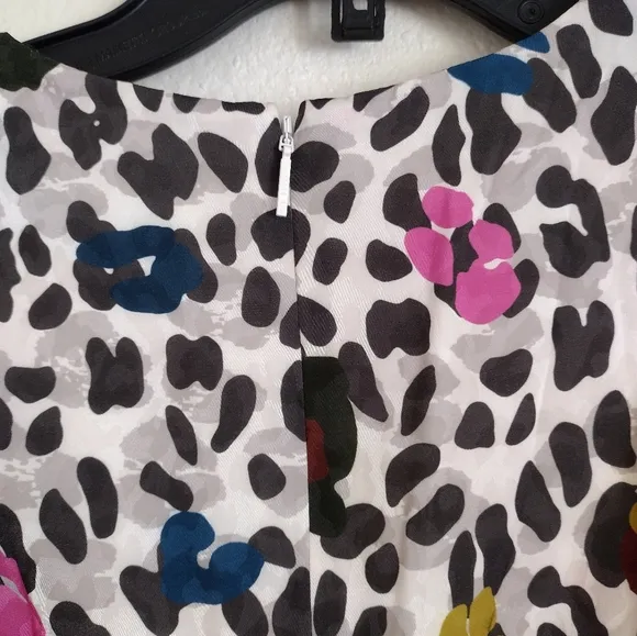 Ted Baker beautiful colorful floral animal print dress size 6-8 US