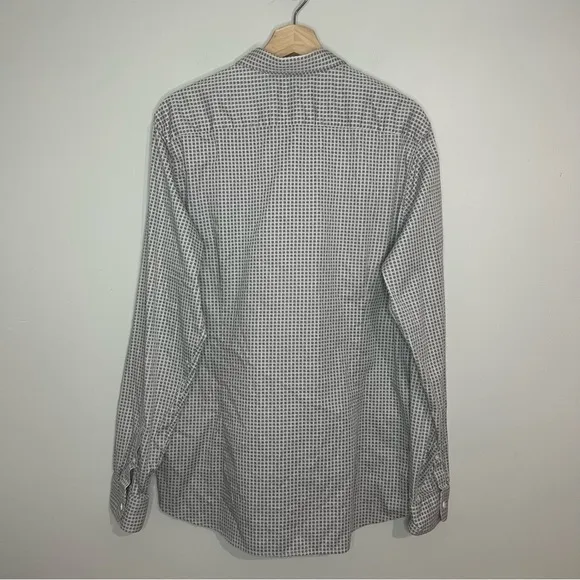 Ted Baker Blue Flower Pattern Dress Shirt 2XL
