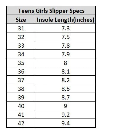 Teens Girls Slide 016-GOLDEN