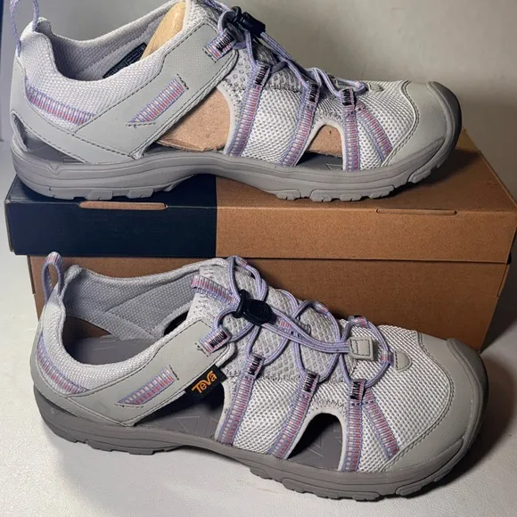 Teva purple impression Athletic Shoes Quick Lace System casual outdoor summer