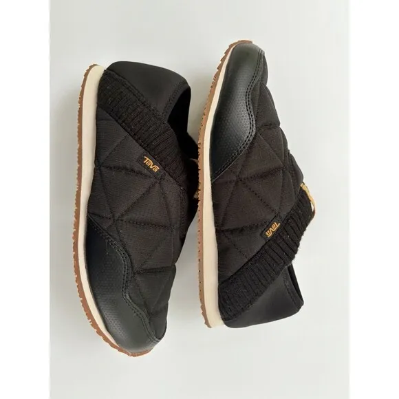 Teva ReEmber Unisex Slip-On Shoes – Black/Birch, Women’s Size 8 / Men’s Size 6