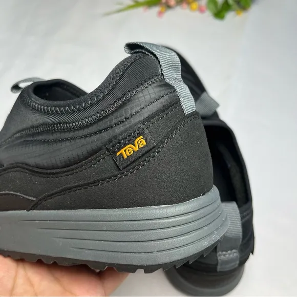 Teva ReEMBER Vistaverse Black Slip On Water Resistant Mens Shoes