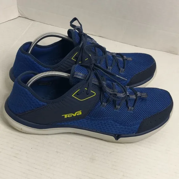 Teva Sneakers Refugio Outdoor Mens 12 Sneaker Sport Mesh Breathable Blue Shoes