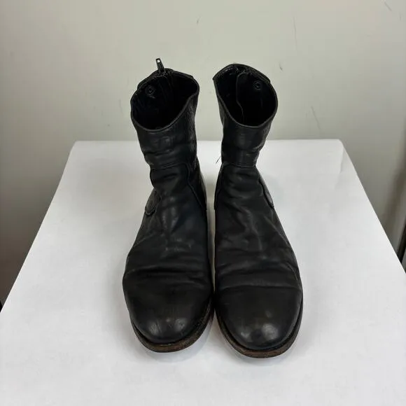The Last Conspiracy Audley Leather Ankle Zip Boots Women's 40 US 10