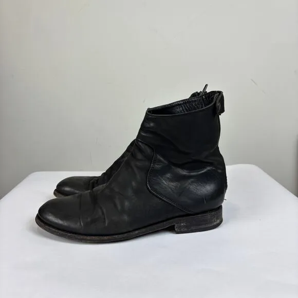 The Last Conspiracy Audley Leather Ankle Zip Boots Women's 40 US 10