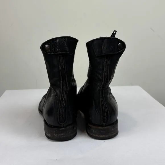 The Last Conspiracy Audley Leather Ankle Zip Boots Women's 40 US 10