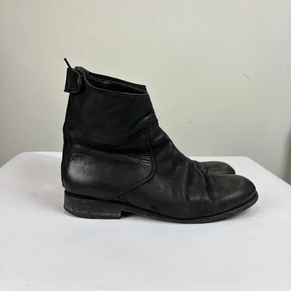 The Last Conspiracy Audley Leather Ankle Zip Boots Women's 40 US 10