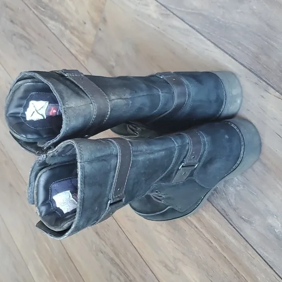 The North Face Bridgeton Womens Tall Lace Up  Outdoor Booties Moto shoes