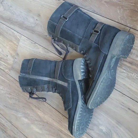 The North Face Bridgeton Womens Tall Lace Up  Outdoor Booties Moto shoes