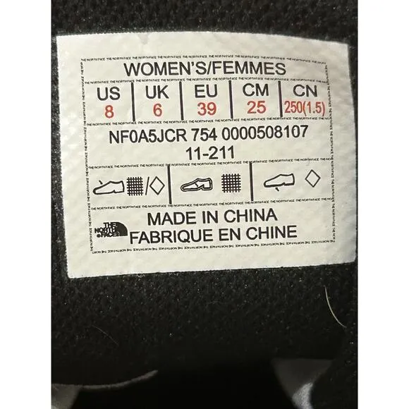 The North Face Hiking Boots Wayroute Mid Waterproof Multi Woman's SZ 8