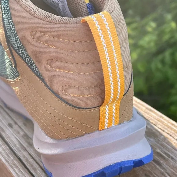 The North Face Kids' Green and Tan Hiking Shoes