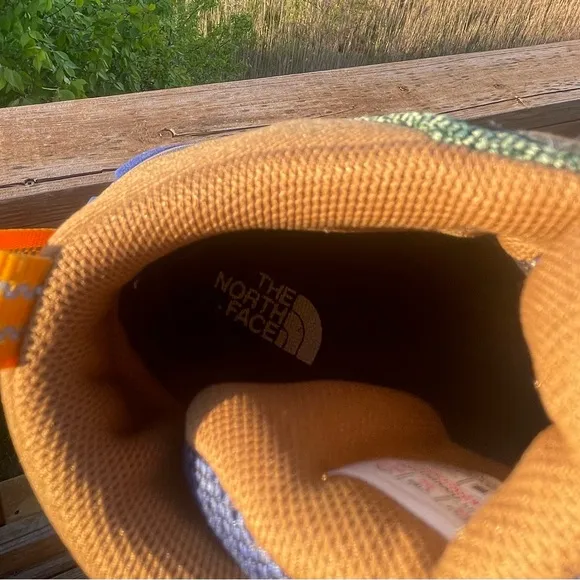 The North Face Kids' Green and Tan Hiking Shoes