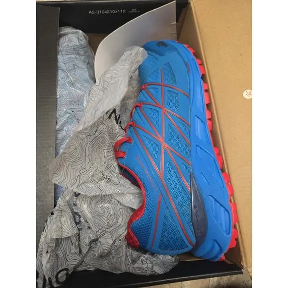 The North Face Men'sUltra Endurance Hyper Blue/ High Risk Red Size 10