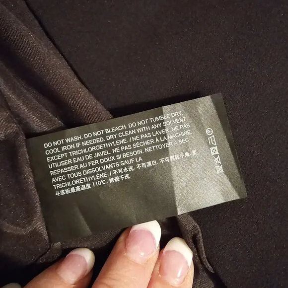 Theory Dress Womens Sz 4 Jasneah Admiral Crepe Black NWT $345 Minimalist Career