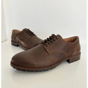 Thursday Boot Co Everyday Plain Toe Lug Oxford Shoes Brown Lace Up Work Men's 12
