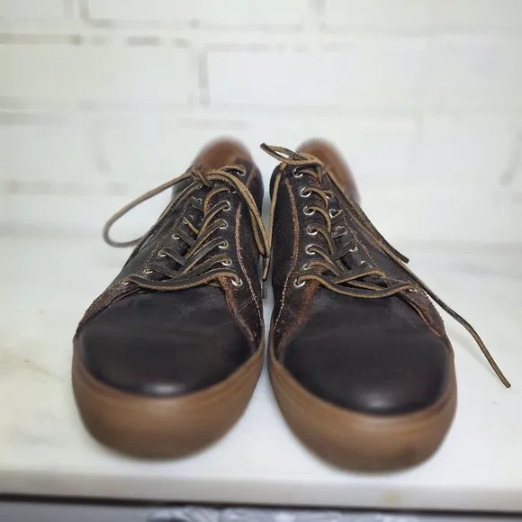 Thursday Boot Co Everyday Premier Low Top Sneakers Cacao Brown Leather Size 12