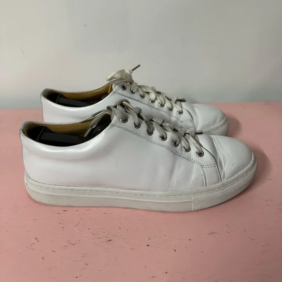 Thursday Boot Co. White Leather Everyday Sneakers Premier Low Top Men Size 8