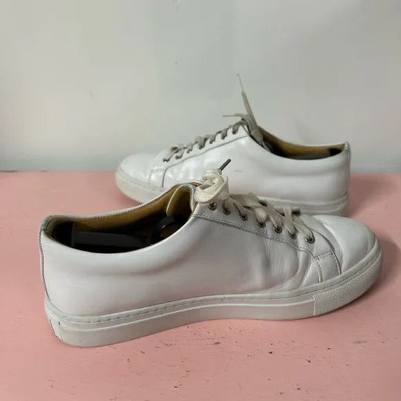 Thursday Boot Co. White Leather Everyday Sneakers Premier Low Top Men Size 8