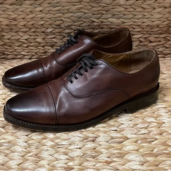 Thursday Everyday Executive Leather Cap Toe‎ In Brandy Color