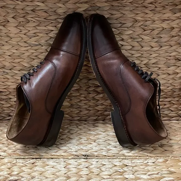 Thursday Everyday Executive Leather Cap Toe‎ In Brandy Color