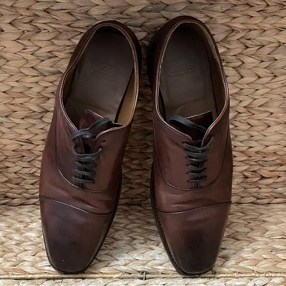 Thursday Everyday Executive Leather Cap Toe‎ In Brandy Color