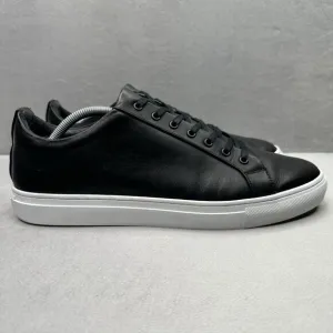 Thursday Everyday Mens Size 12.5 Shoes Black Leather Handmade Premier Sneakers