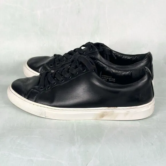 Thursday Shoes Everyday Leather Premium Low Top Sneakers Men's Size 10.5 Black