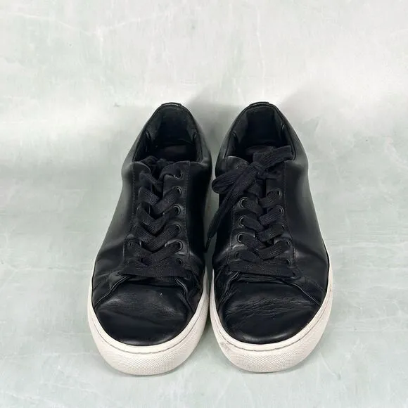 Thursday Shoes Everyday Leather Premium Low Top Sneakers Men's Size 10.5 Black