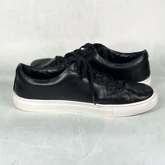 Thursday Shoes Everyday Leather Premium Low Top Sneakers Men's Size 10.5 Black