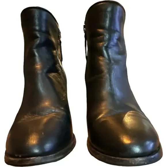 Thursday's Boots Black Ankle boots 7.5 3 inch heal Leather western vibe classic