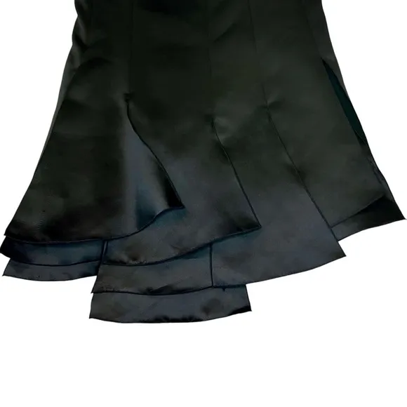 Tibi Luxury, $500 Retail, Layered, Scoop Neck, Sleeveless, Shift Dress, Black, 8