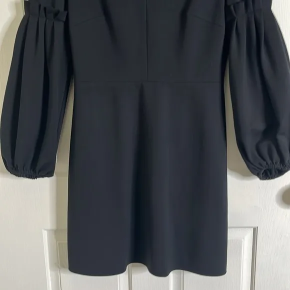 Tibi V-Neck Mini Dress Women's size 0 Career Office Classic Minimalist Corpcore