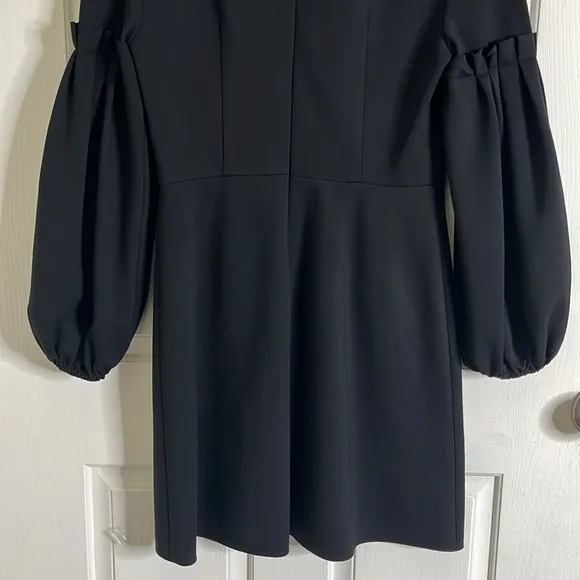 Tibi V-Neck Mini Dress Women's size 0 Career Office Classic Minimalist Corpcore