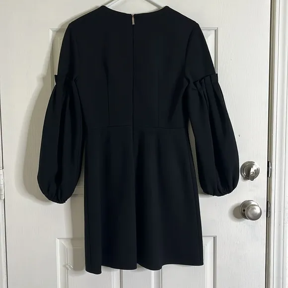 Tibi V-Neck Mini Dress Women's size 0 Career Office Classic Minimalist Corpcore