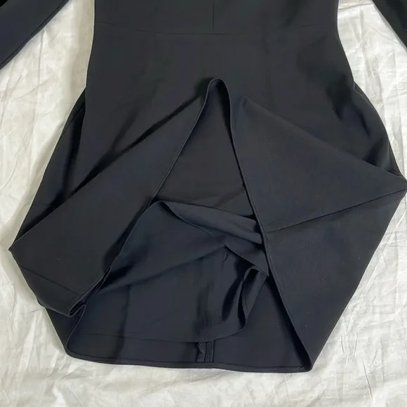 Tibi V-Neck Mini Dress Women's size 0 Career Office Classic Minimalist Corpcore