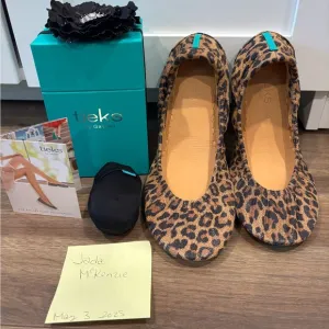 Tieks Leopard Print Ballet Flats