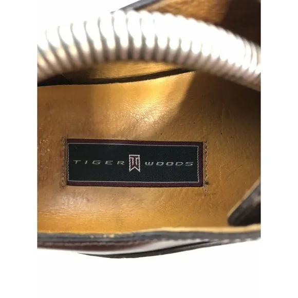 Tiger Woods Nike Men's Brown Leather Gore-Tex Golf Shoes Size 10 305242 221 00