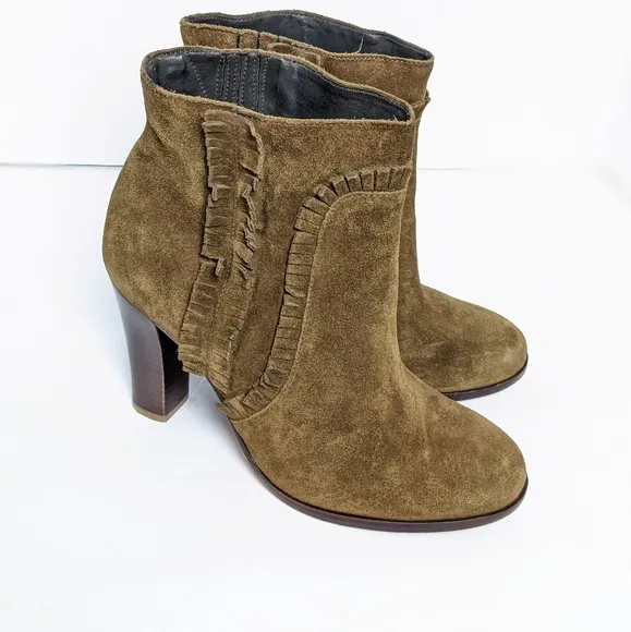 Tila March Paris suede ankle boots
