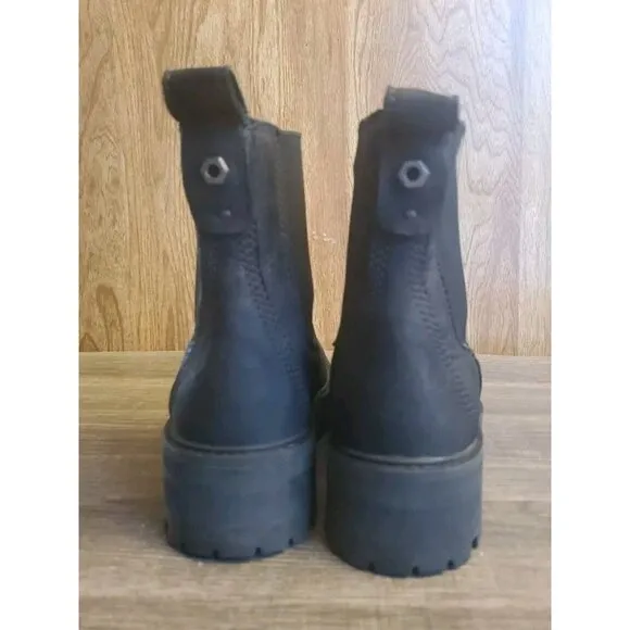 Timberland Courmayeur Valley Chelsea Boots Womens Size 6.5 Black