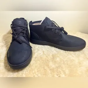 Timberland Davis Square Chukka Casual Shoes TB0 A1T16 001 Blackout Mens …