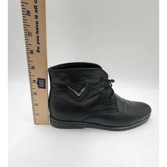 Timberland Earthkeepers Chukka Ankle Black Leather Boots Men's Sz 12 1501-12 40
