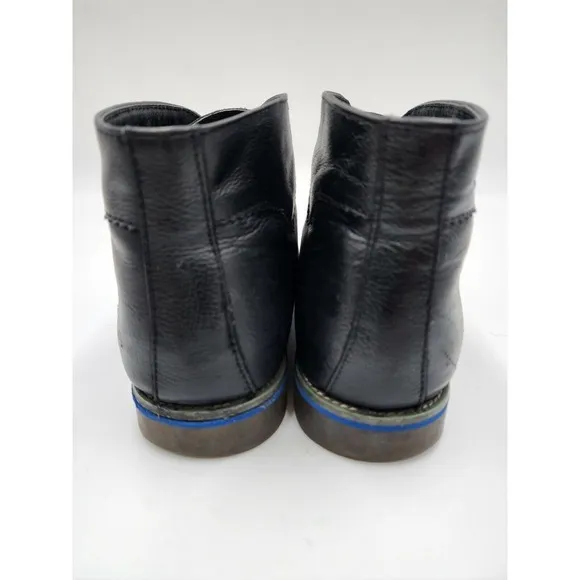 Timberland Earthkeepers Chukka Ankle Black Leather Boots Men's Sz 12 1501-12 40