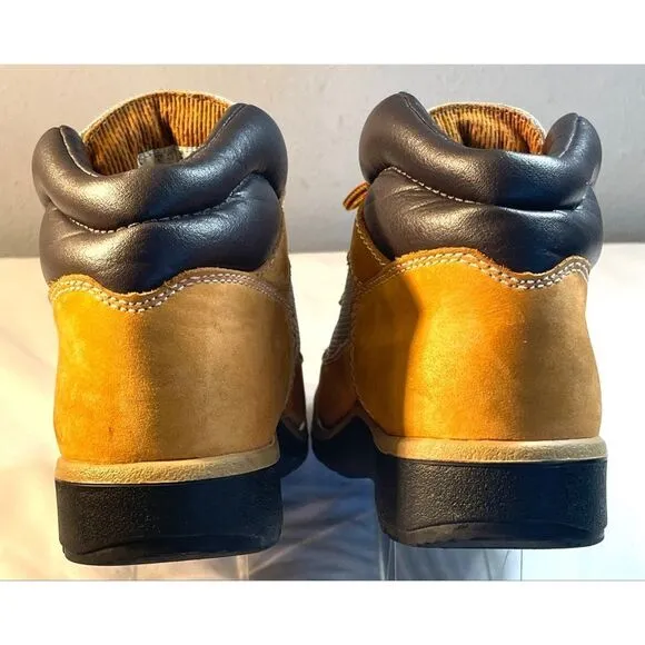 Timberland Field Boots Boys Size 6# 15945 Wheat Leather Work Boots
