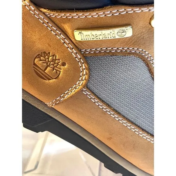 Timberland Field Boots Boys Size 6# 15945 Wheat Leather Work Boots
