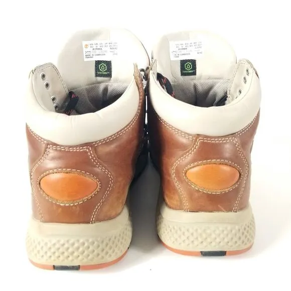 Timberland Flyroam Trail Waterproof Mid Hiker Md Brown Full Grain Boots Men's