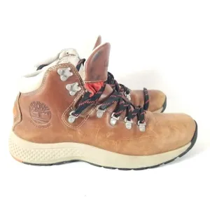 Timberland Flyroam Trail Waterproof Mid Hiker Md Brown Full Grain Boots Men's